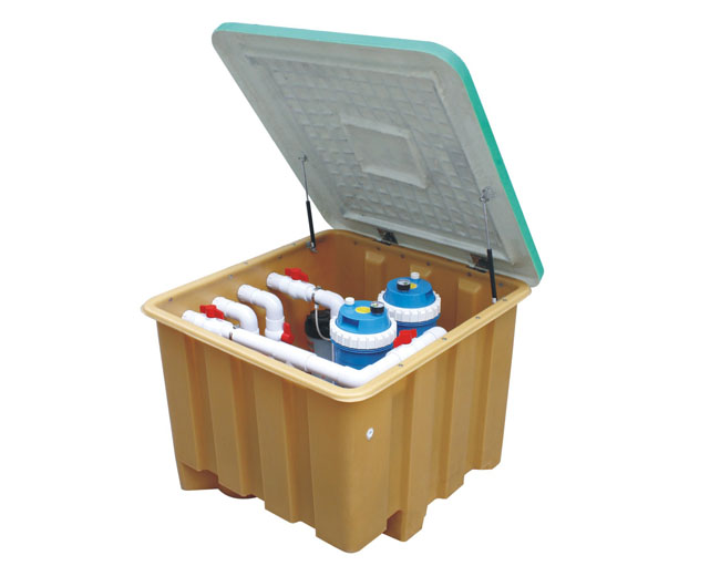 別墅游泳池設備，水處理一體化設備